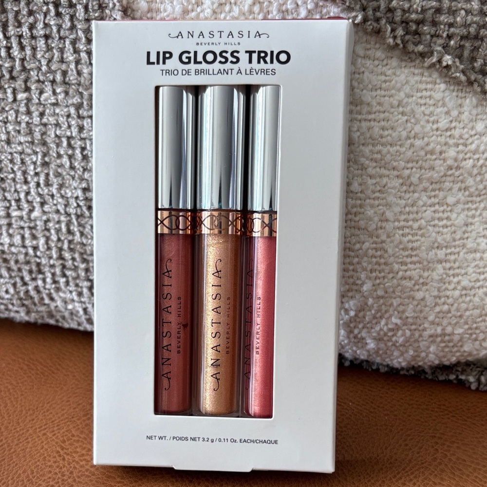 Anastasia Beverly Hills Lip Gloss Trio - Rose, Champagne, Cocoa